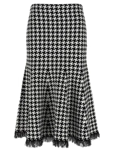ALEXANDER MCQUEEN HOUNDSTOOTH SKIRT