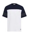 Alexander Mcqueen Mesh And Cotton Crew-neck T-shirt In White