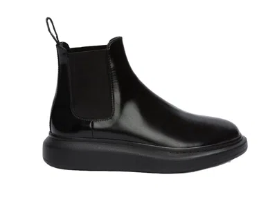 Pre-owned Alexander Mcqueen Hybrid Chelsea Boot (women's) Sneakers In Black