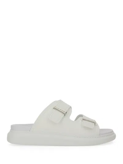 Alexander Mcqueen "hybrid Double Buckle" Sandal In Multi