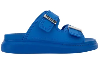 Pre-owned Alexander Mcqueen Hybrid Double Buckle Sandal (women's) Sneakers In Blue