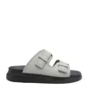 Alexander Mcqueen Oversized Hybrid Sandals In Black