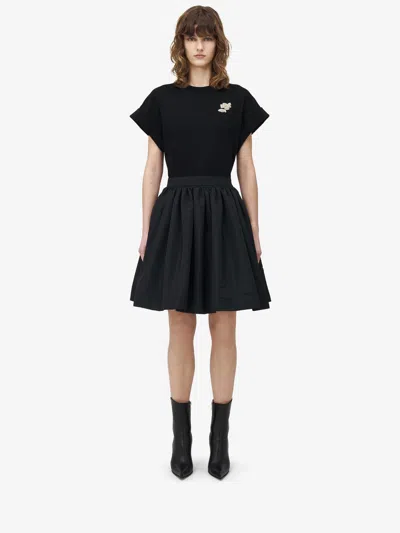 ALEXANDER MCQUEEN HYBRID MINI DRESS