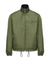 Alexander Mcqueen Reversible Zip-up Jacket For Men In Green