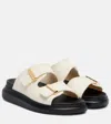 Alexander Mcqueen Double Band Slide Sandals