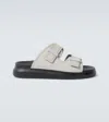 Alexander Mcqueen Oversized Hybrid Sandals In Grey