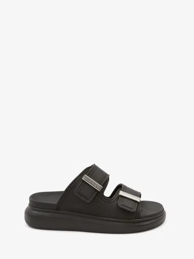 Alexander Mcqueen Hybrid Slide In Black/silver