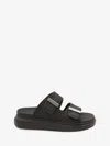 Alexander Mcqueen Hybrid Slide In Black/silver