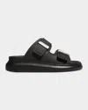 Alexander Mcqueen Hybrid Slide Sandals In Black