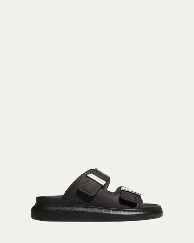 Alexander Mcqueen Hybrid Slide Sandals In Black