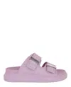 Alexander Mcqueen Rubber Sandal In Pink