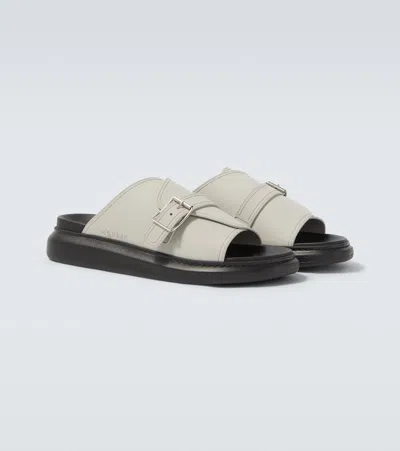 Alexander Mcqueen Hybrid Slides In Gray