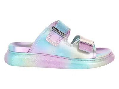 Pre-owned Alexander Mcqueen Hybrid Slides (women's) Sneakers In Silver