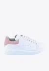 Alexander Mcqueen Iconic Oversized Leather Sneakers In White