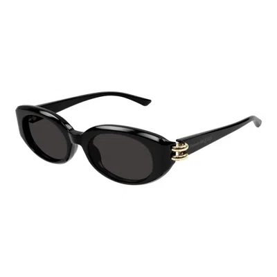 Alexander Mcqueen Injectate Black Sunglasses