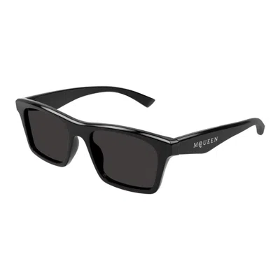 Alexander Mcqueen Injectate Black Sunglasses