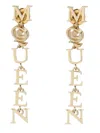 Alexander Mcqueen Interlinked Mcqueen Logo Earrings