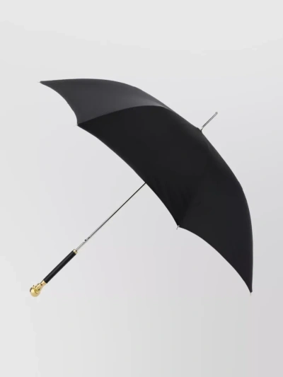 Alexander Mcqueen Intricate Gothic Skull Umbrella In Black