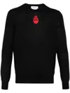 Alexander Mcqueen Sweaters In Black