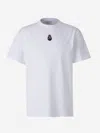 Alexander Mcqueen Embroidered Skull T-shirt In White