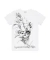 Alexander Mcqueen Iris Crew-neck T-shirt In White