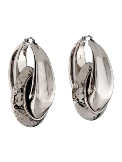 Pre-owned Alexander Mcqueen Iris Hammer Earrings In Multicolor