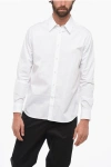 Alexander Mcqueen Piped-trim Collar Poplin Shirt