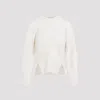 Alexander Mcqueen Corset Sweater In White