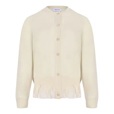 ALEXANDER MCQUEEN ALEXANDER MCQUEEN IVORY WOOL SWEATER