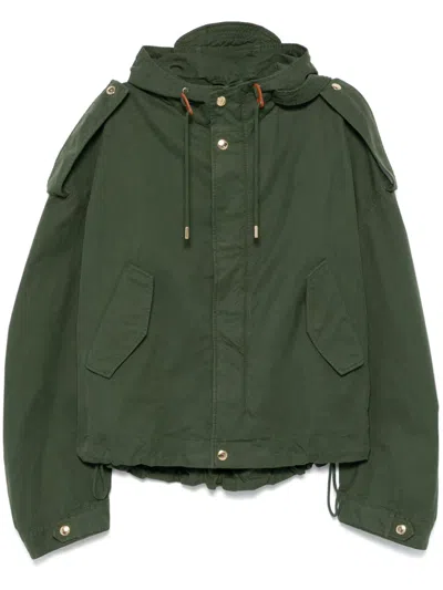 ALEXANDER MCQUEEN COTTON HOODED JACKET