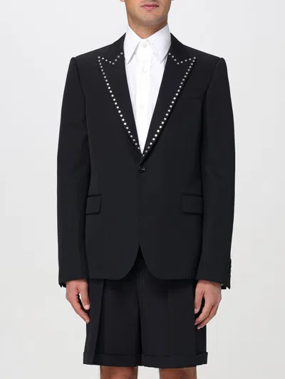 ALEXANDER MCQUEEN BLAZER MCQUEEN MEN COLOR BLACK,G81349002