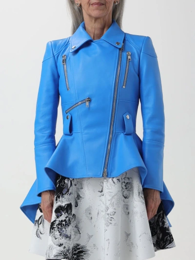 Alexander Mcqueen Jacket  Woman Color Blue