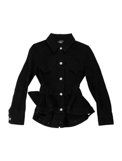 Pre-owned Alexander Mcqueen Jacket In Black
