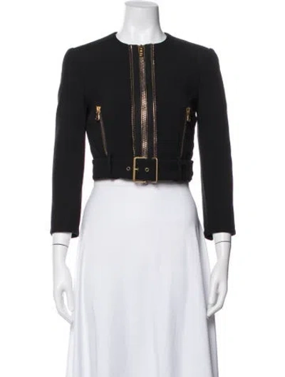Pre-owned Alexander Mcqueen Jacket In Black