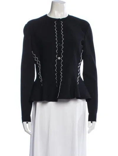 Pre-owned Alexander Mcqueen Jacket In Black