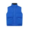Alexander Mcqueen Man Down Jacket Bright Blue Size 40 Polyester In Blue