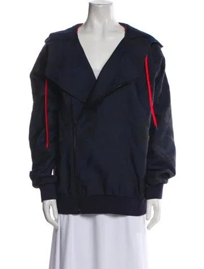 Pre-owned Alexander Mcqueen Jacket In Blue