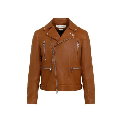 ALEXANDER MCQUEEN ALEXANDER MCQUEEN LEATHER BIKER JACKET