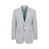 Alexander Mcqueen Wool And Mohair Blazer In Grey