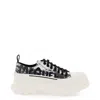 Alexander Mcqueen Tread Slick Abstract-print Sneakers In White