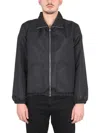 Alexander Mcqueen Men's Jacket With Logo In Black