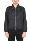 Alexander Mcqueen Men's Jacket With Logo In Black