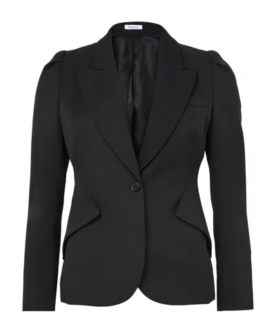 Alexander Mcqueen Jacket With Puff Sleeves In Black