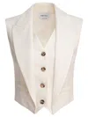 Alexander Mcqueen Tailored Sleeveless Jackets Button Detailing