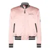 Alexander Mcqueen Casual Jacket With Embroidered Graphic Print In Pink