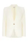 Alexander Mcqueen Ivory Wool Blazer