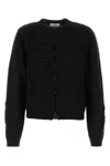 Alexander Mcqueen Viscose Blend Cardigan Featuring Button Detailing In Black