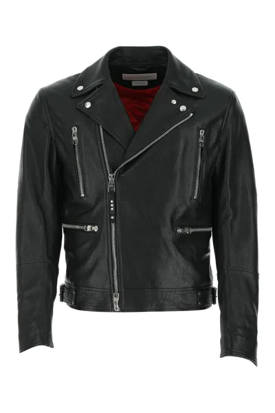 Alexander Mcqueen Jackets And Vests In Black