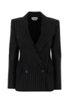 Alexander Mcqueen Blazer - Negro In Stripped