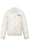 Alexander Mcqueen Man Jacket Light Grey Size 40 Polyester In Beige O Tan
